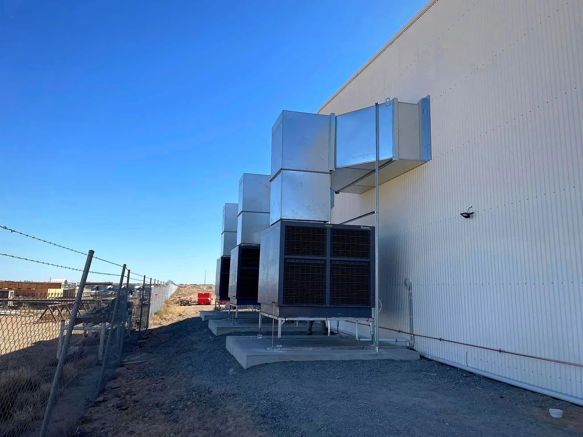 Commercial air conditioning units on a building, installed by Classic Air and Mechanical Services in Adelaide